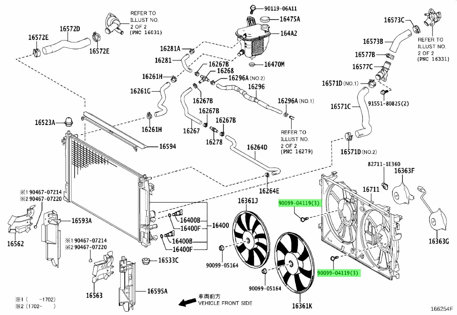 9009914119 toyota размеры